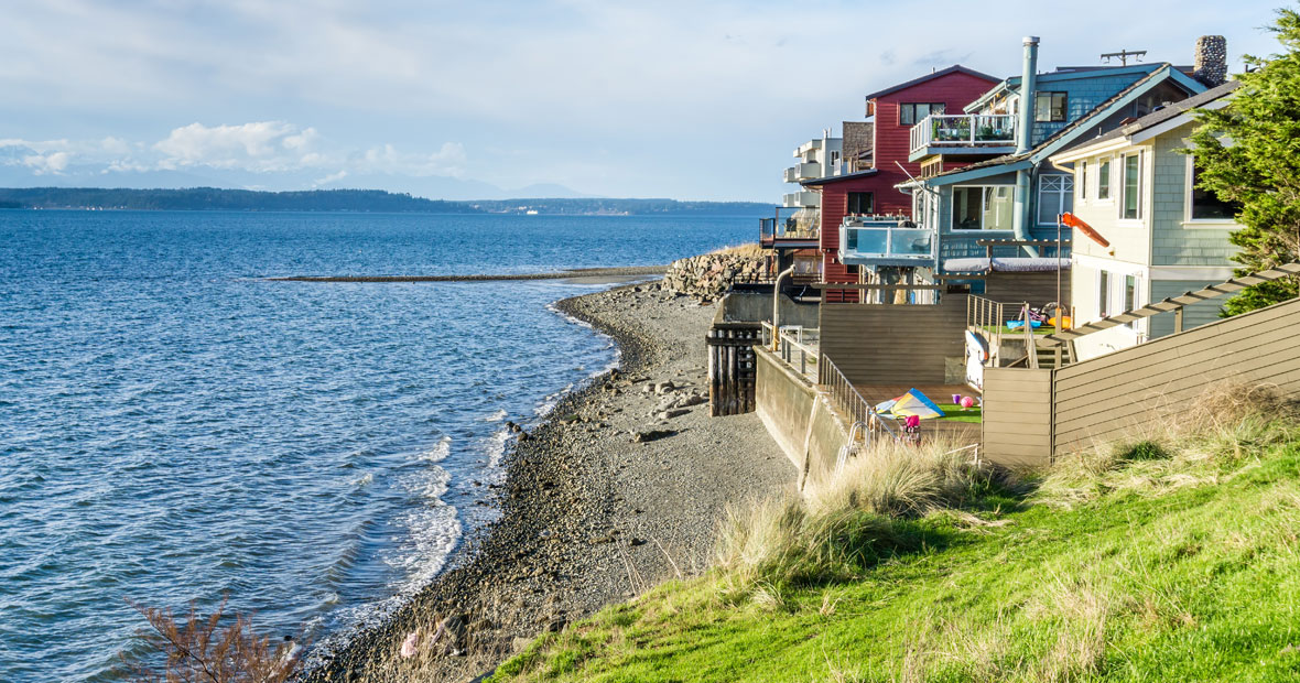 immobilier en bord de mer